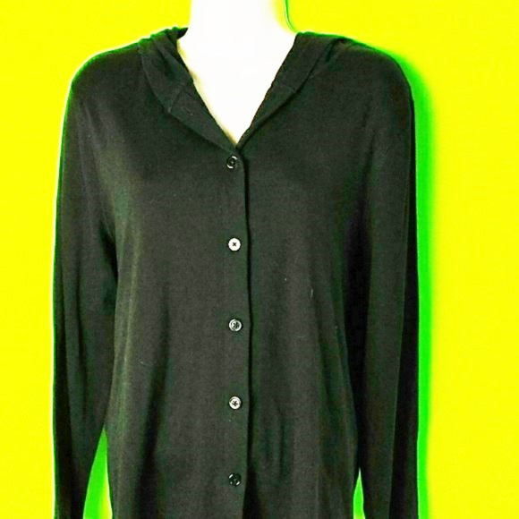 Kim Rogers 100% cotton button hoodie. NWT - Picture 2 of 8